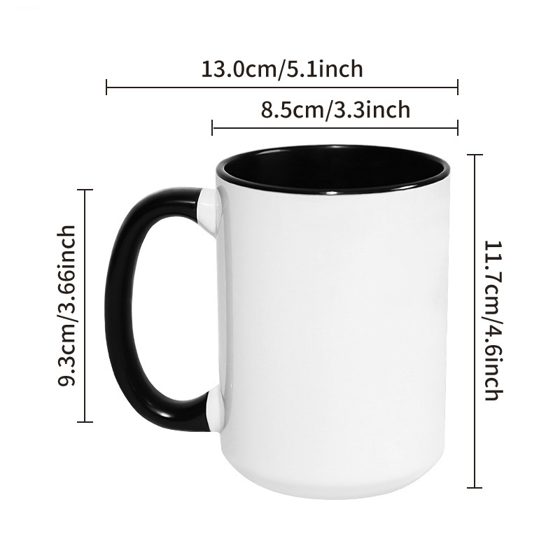 Sublimation Mug White - Caneca de Cerâmica Personalizada DIY de