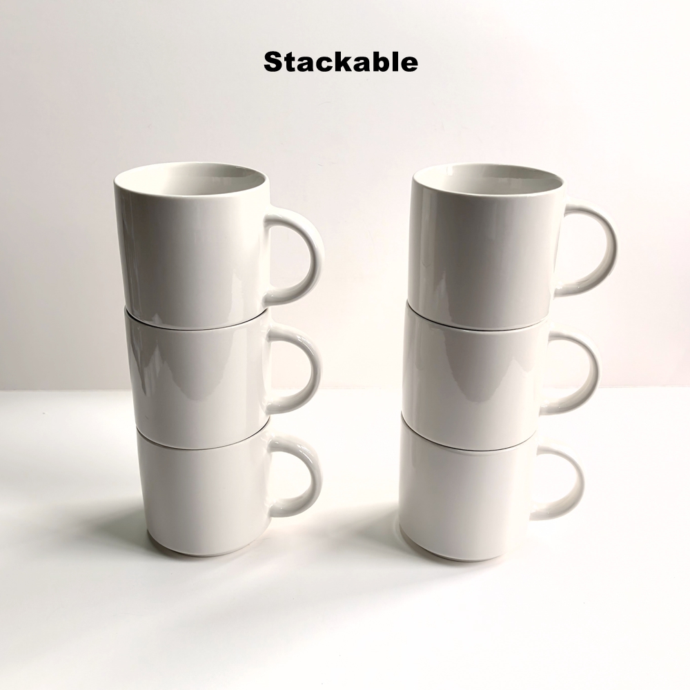 Conjunto de 6 Copos Empilhávei - Sublimation Mug White avaliação e preço