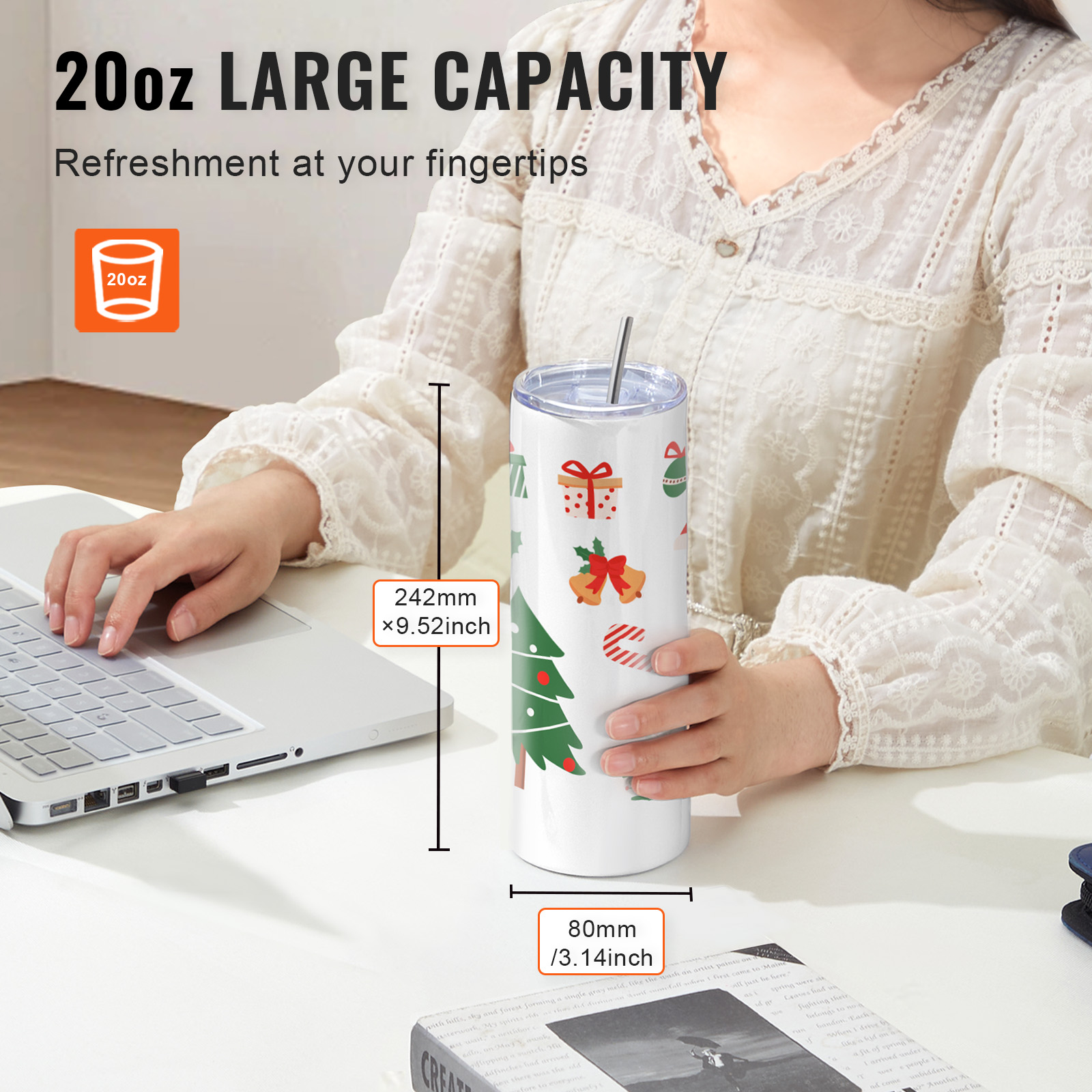 SucceBuy 8/12/14/16/24/50PC Co - Sublimation Mug White avaliação e preço